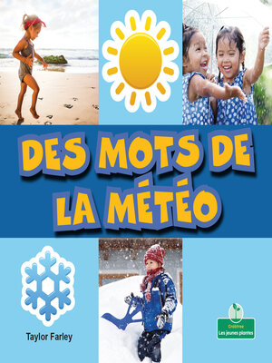 cover image of Des mots de la météo (Weather Words)